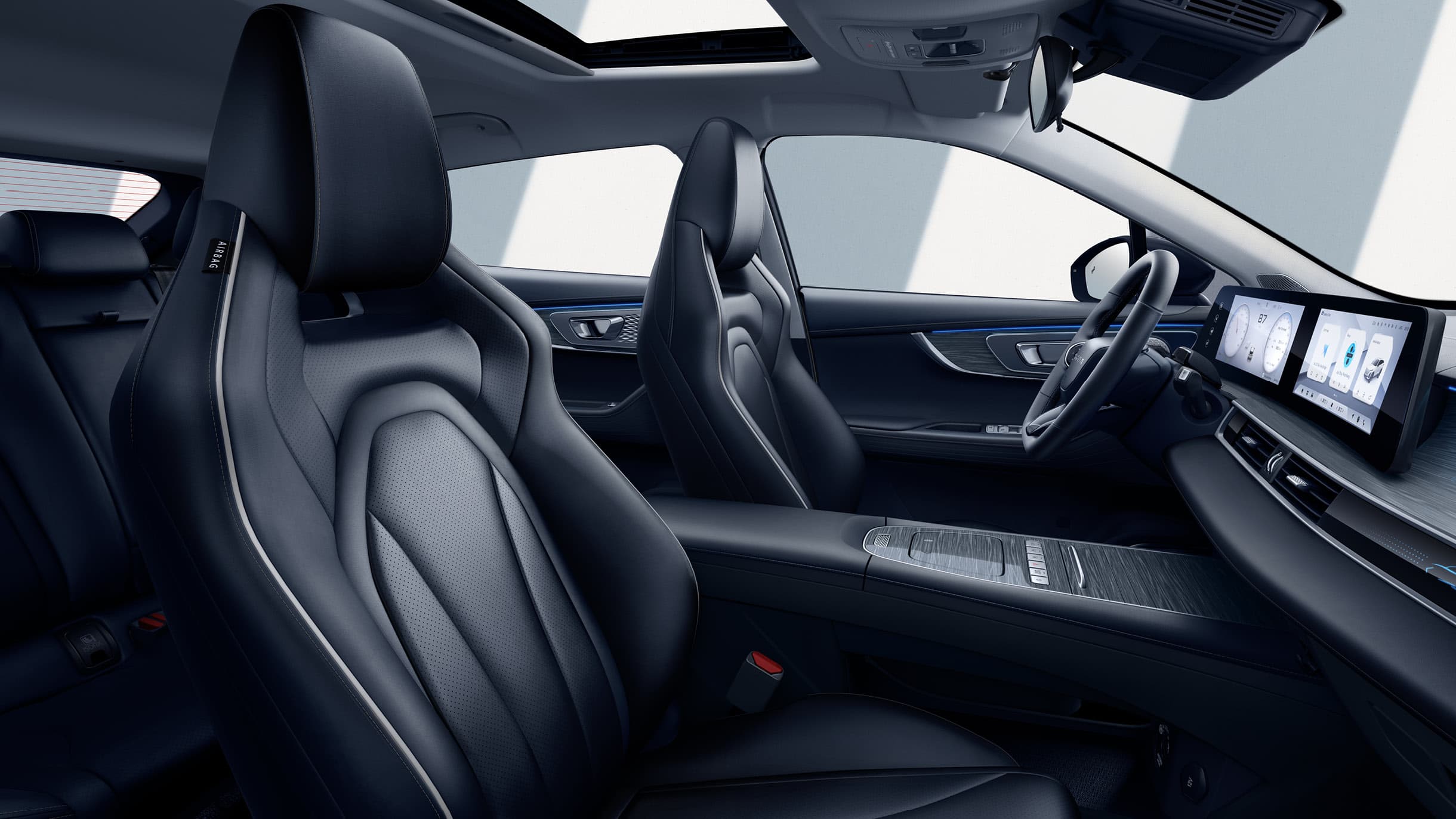 Omoda 5EV 2440X1373px Interior Front Seats
