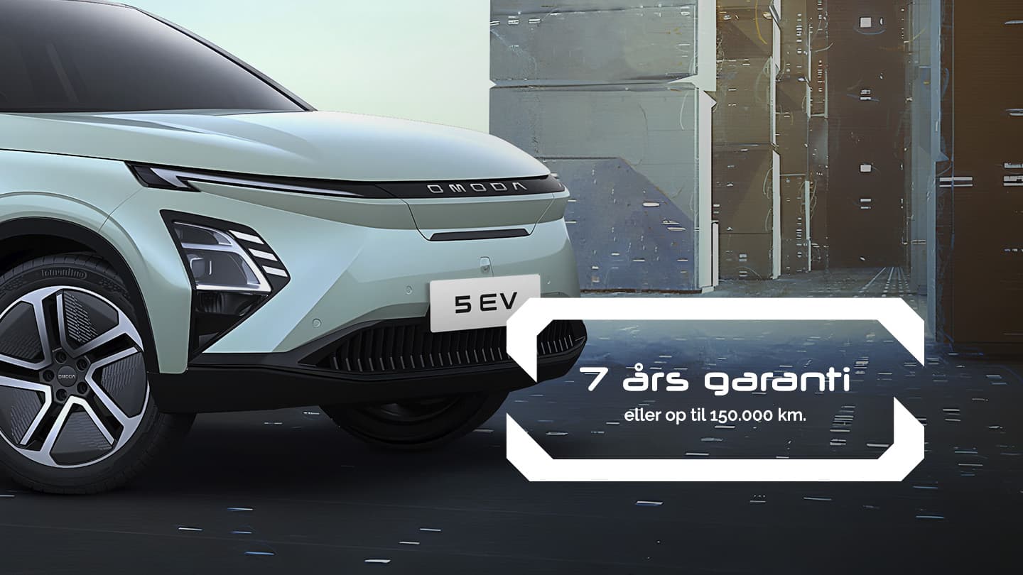 7 års garanti eller op til 150.000 km